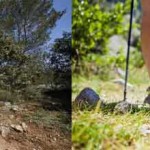 pratique de la randonnée et de vtt sur des chemins en ardeche